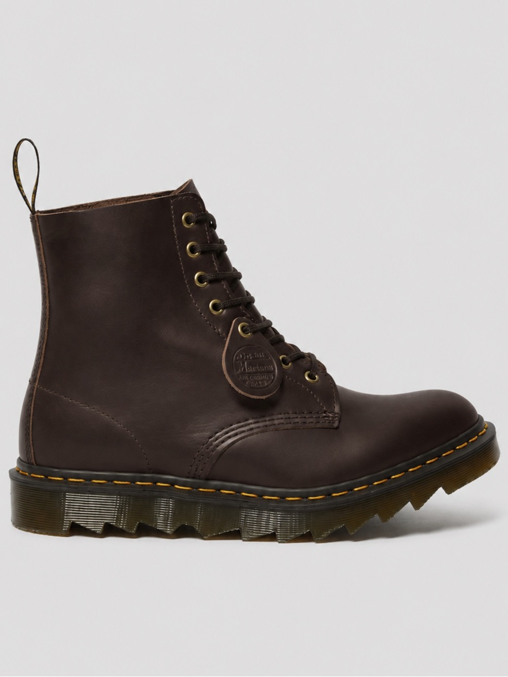 Dr. Martens 1460 Horween Made In England Ripple Sole Dk Brown Women’s size 9 NEW
